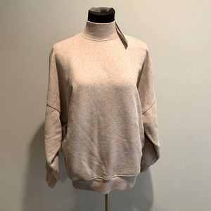 Aritzia TNA Cozy Mega Mock Sweatshirt size 1